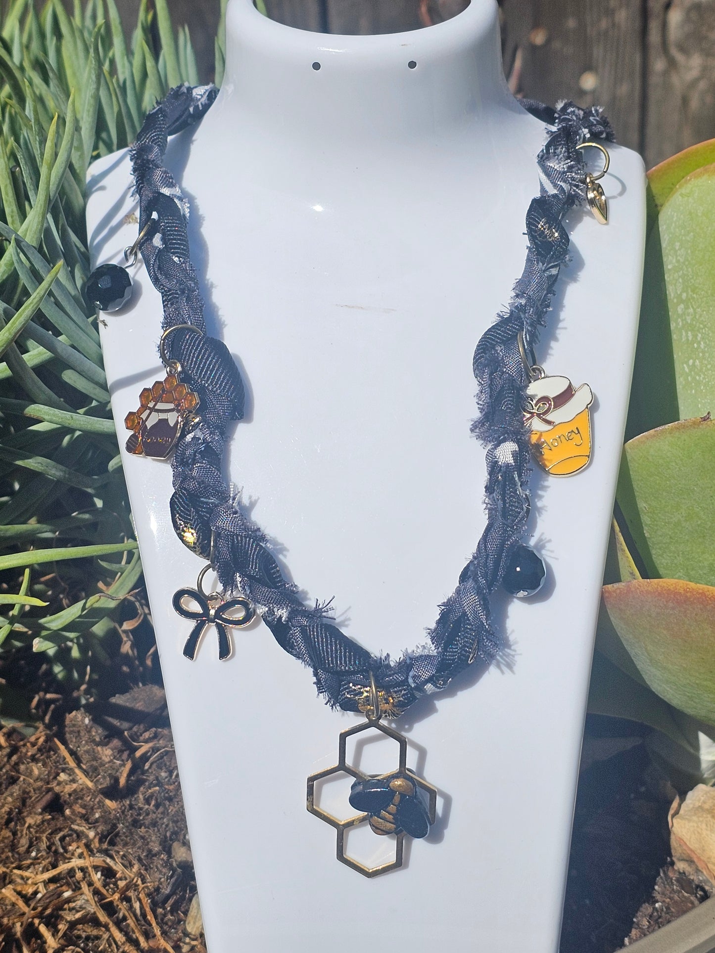 Beehive Bandana Necklace