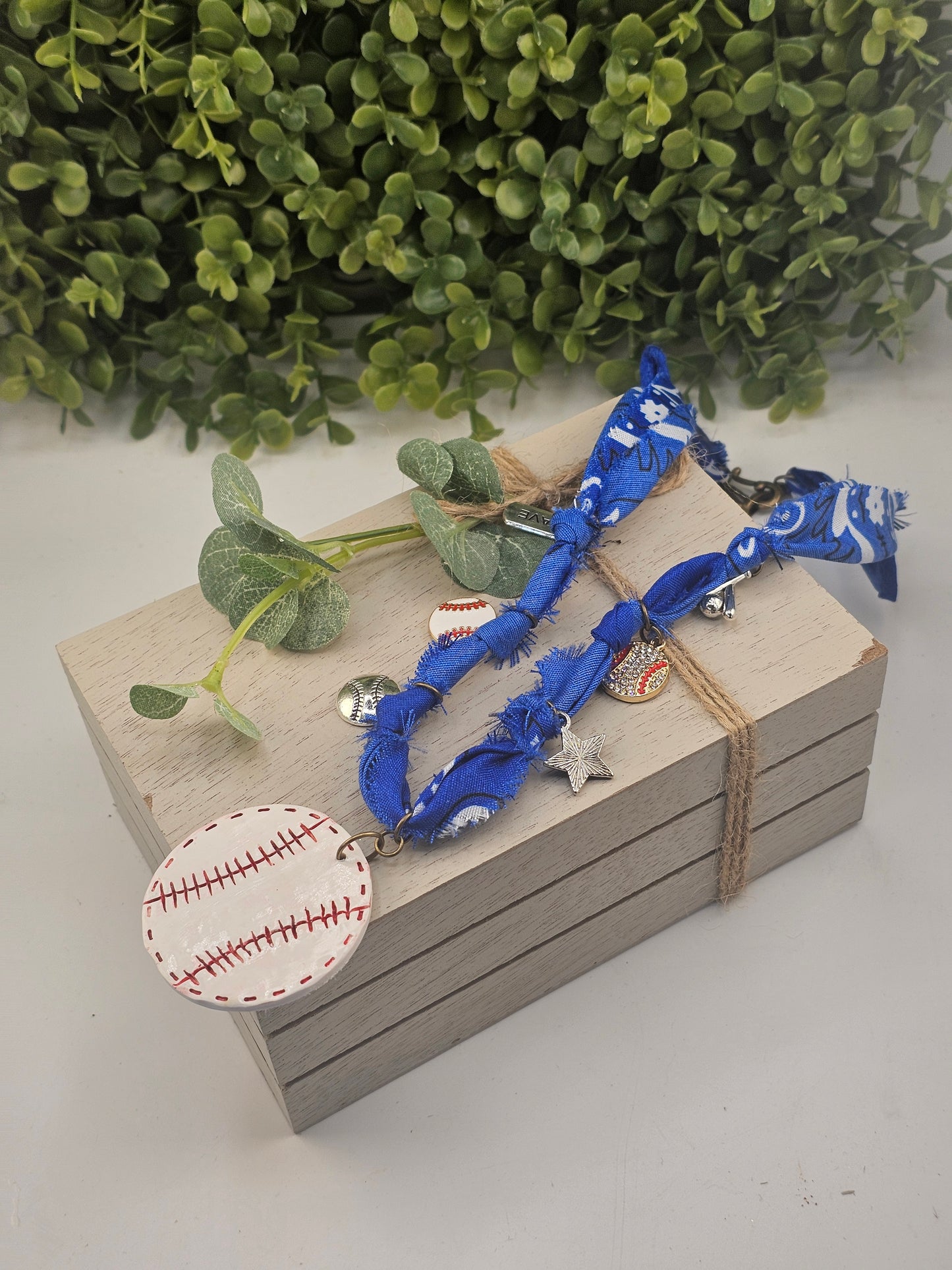 Baseball Bandana Necklace