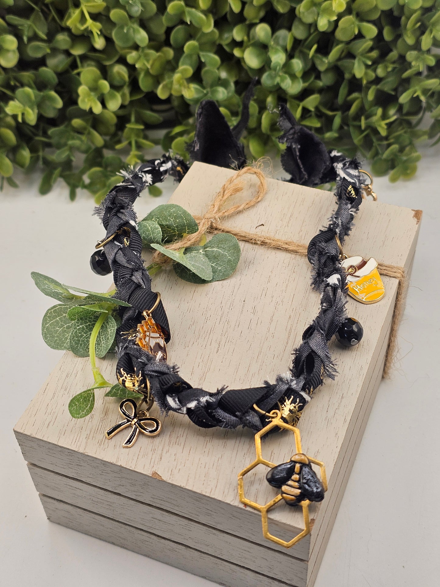 Beehive Bandana Necklace