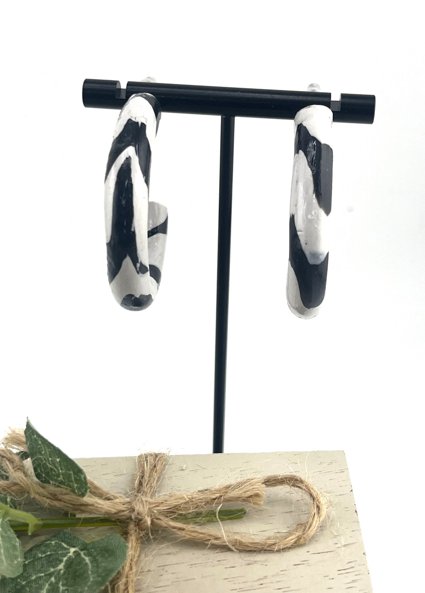 Black and White Hoops