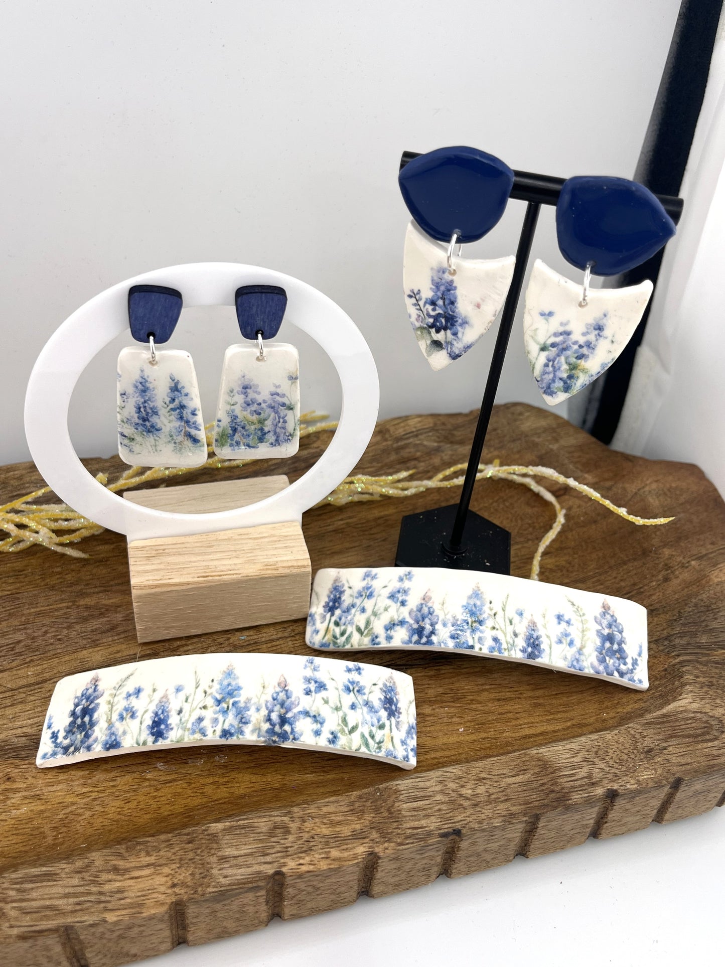 Texas Bluebonnet Earring