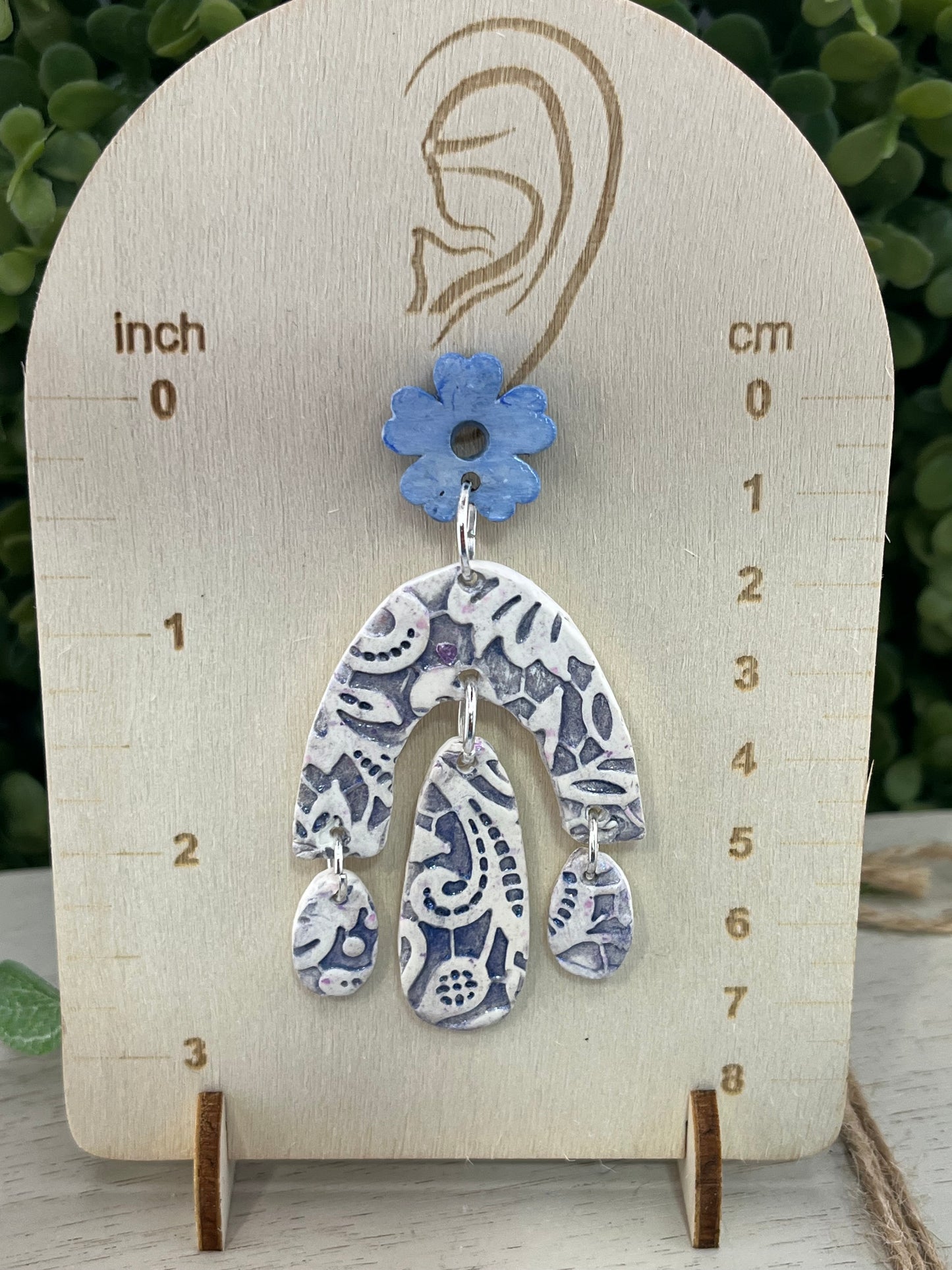 Blue Lace Dangle