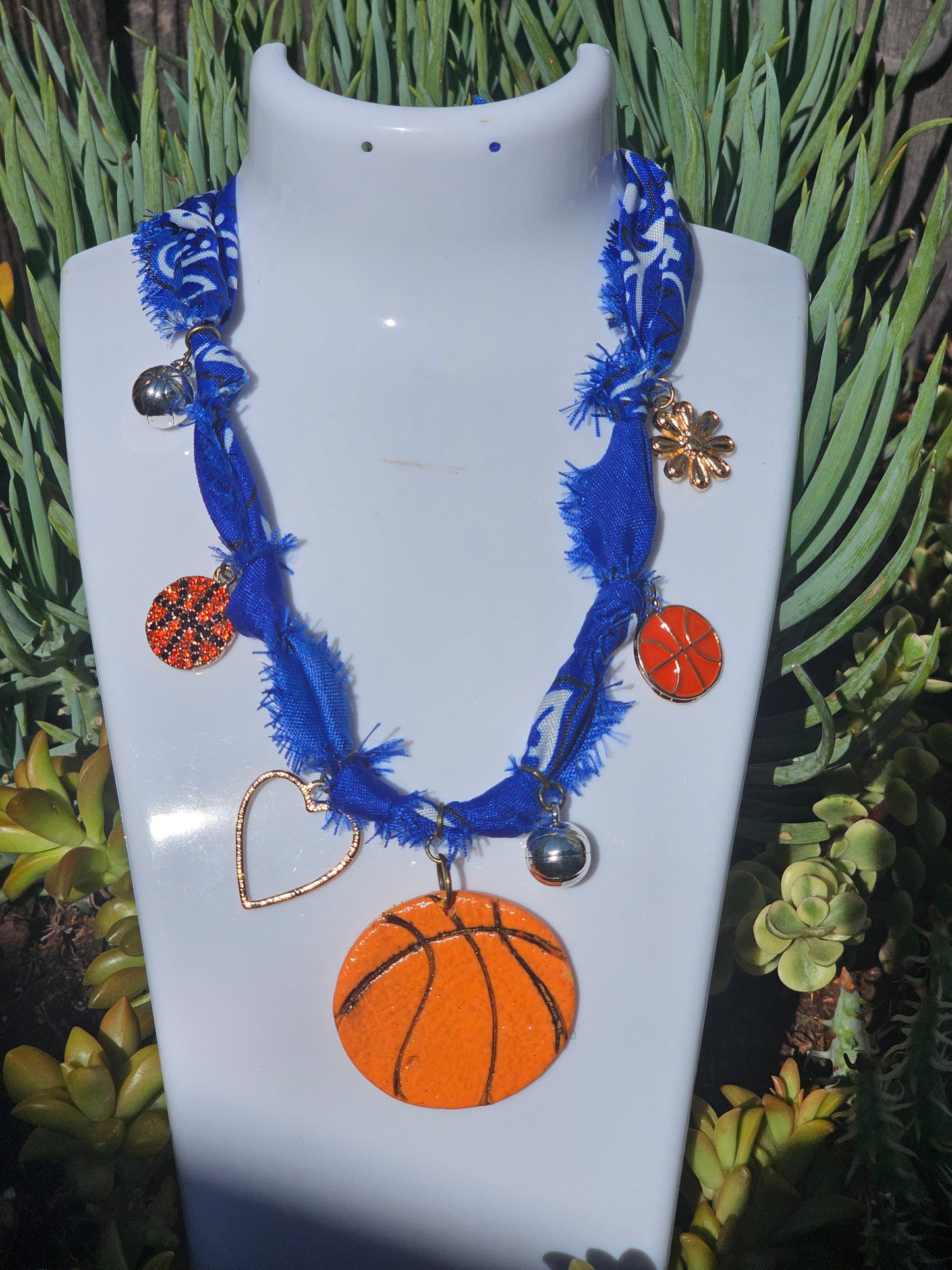 Basketball Bandana Necklace