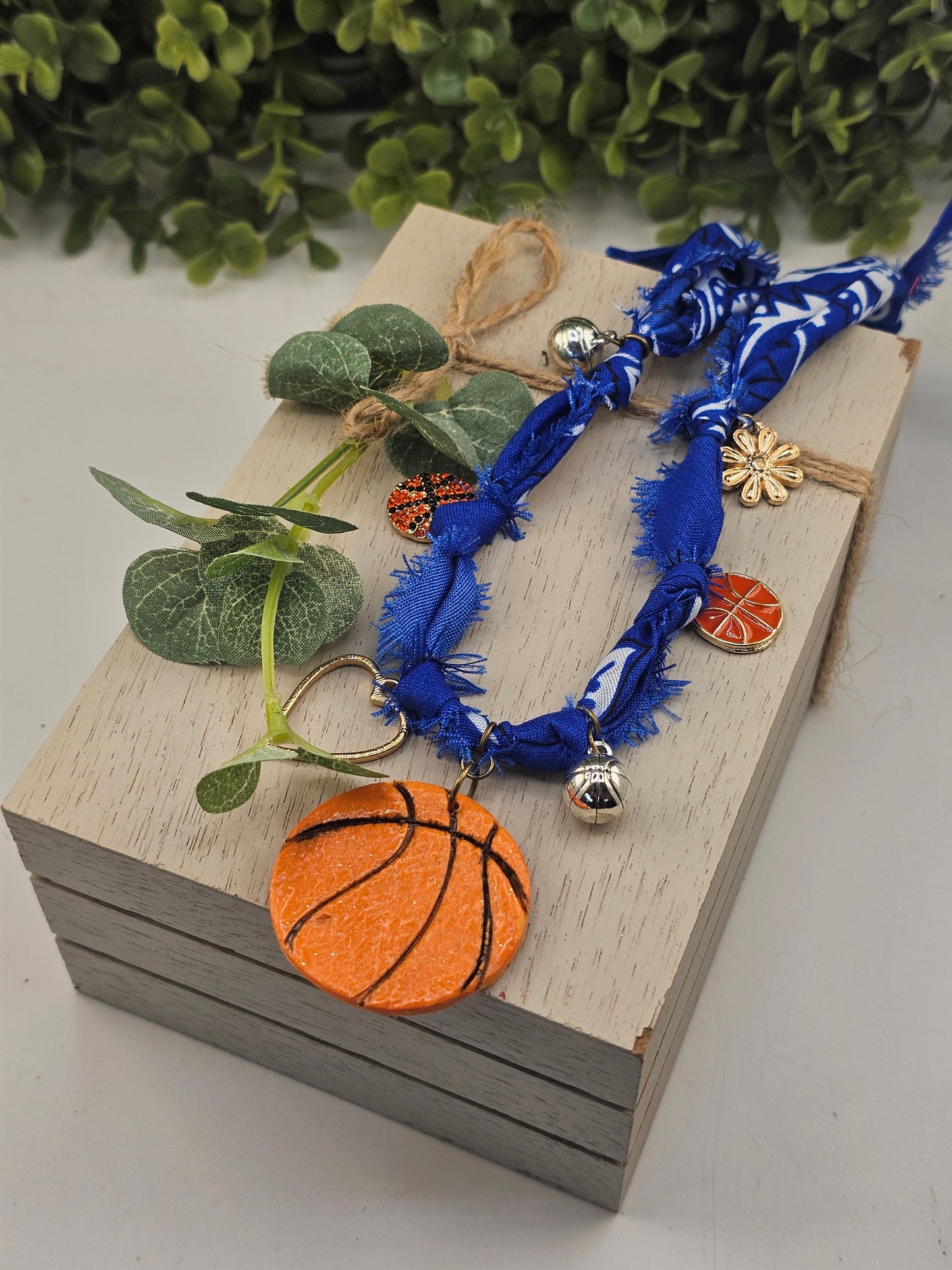 Basketball Bandana Necklace