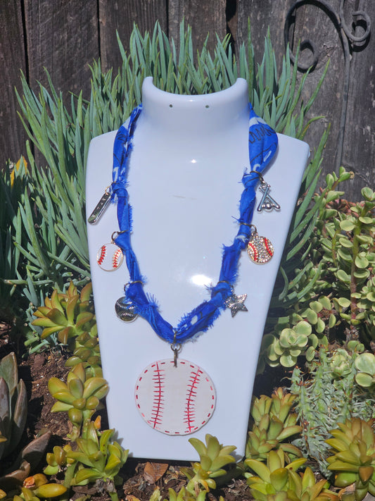 Baseball Bandana Necklace