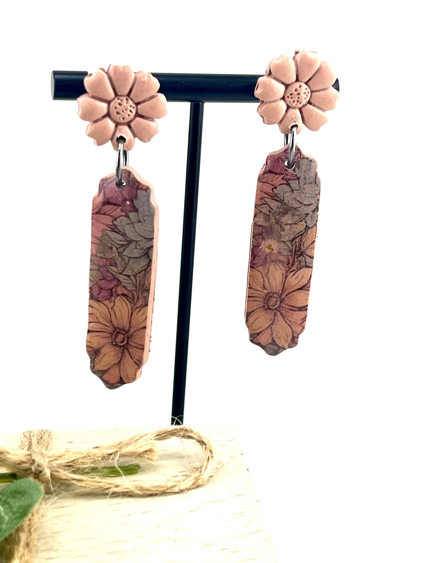 Spring Floral Dangles