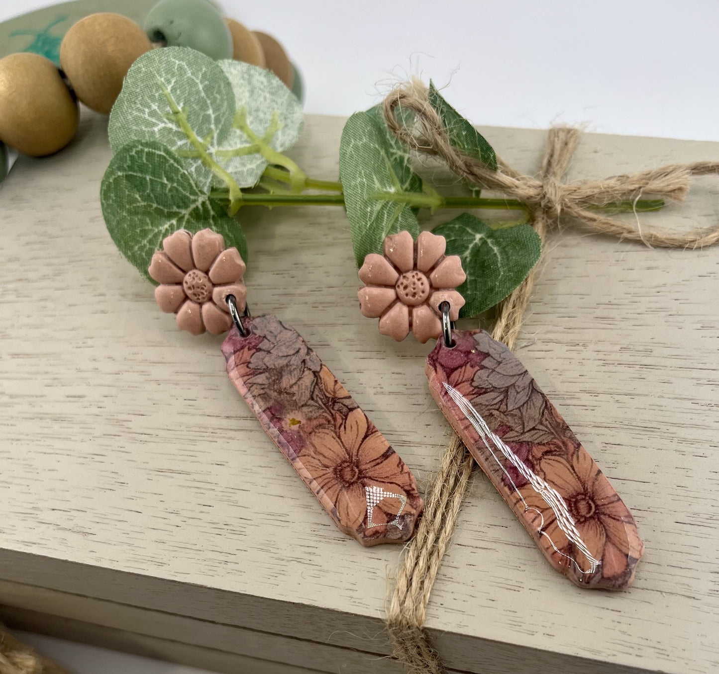 Spring Floral Dangles