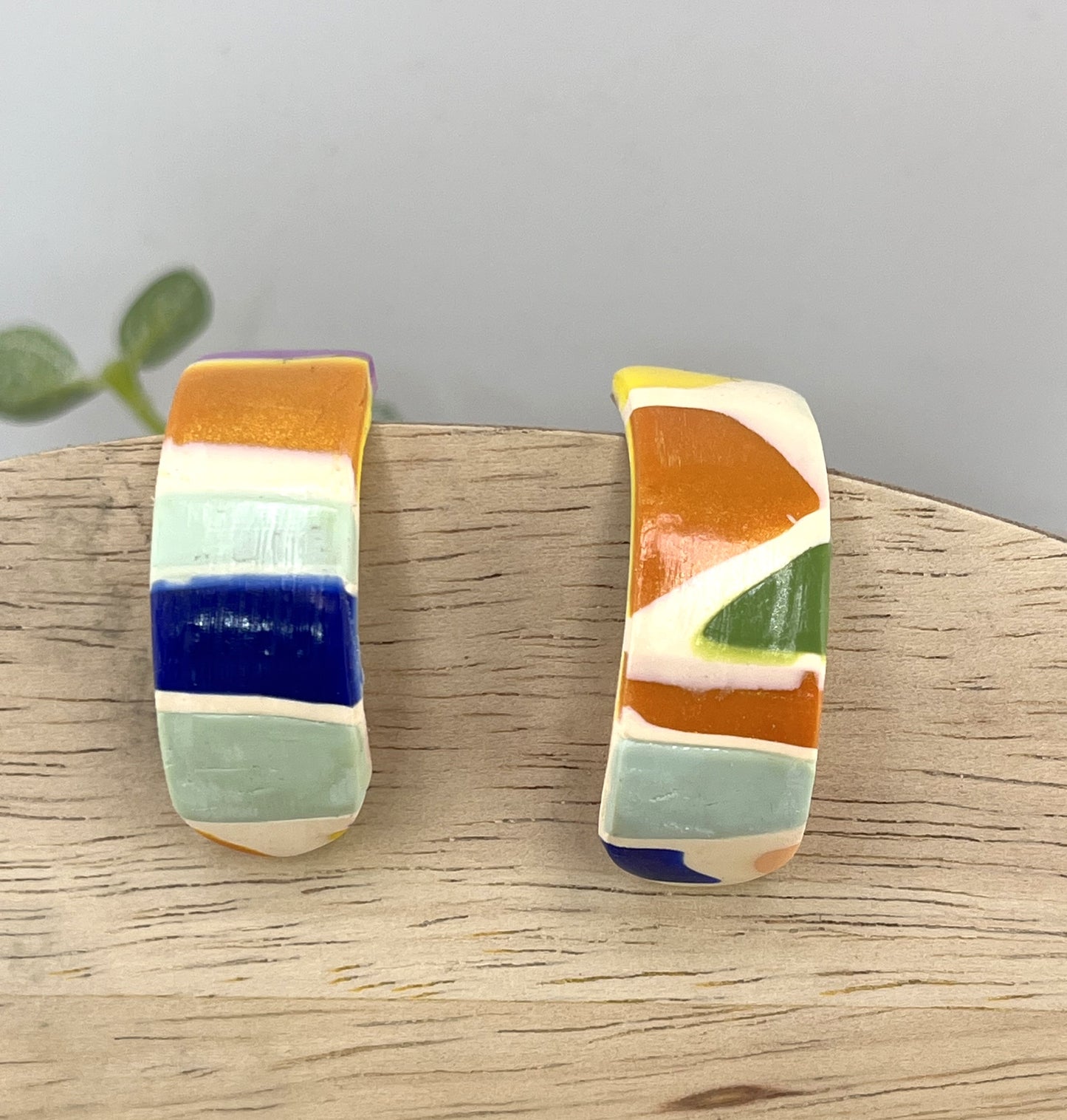 Multi Color Half Hoops