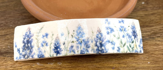 Hair Barrette - Texas Bluebonnets