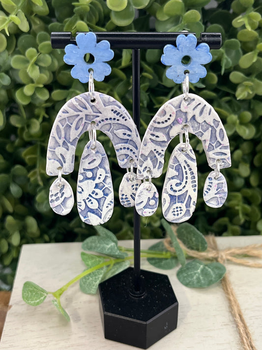 Blue Lace Dangle