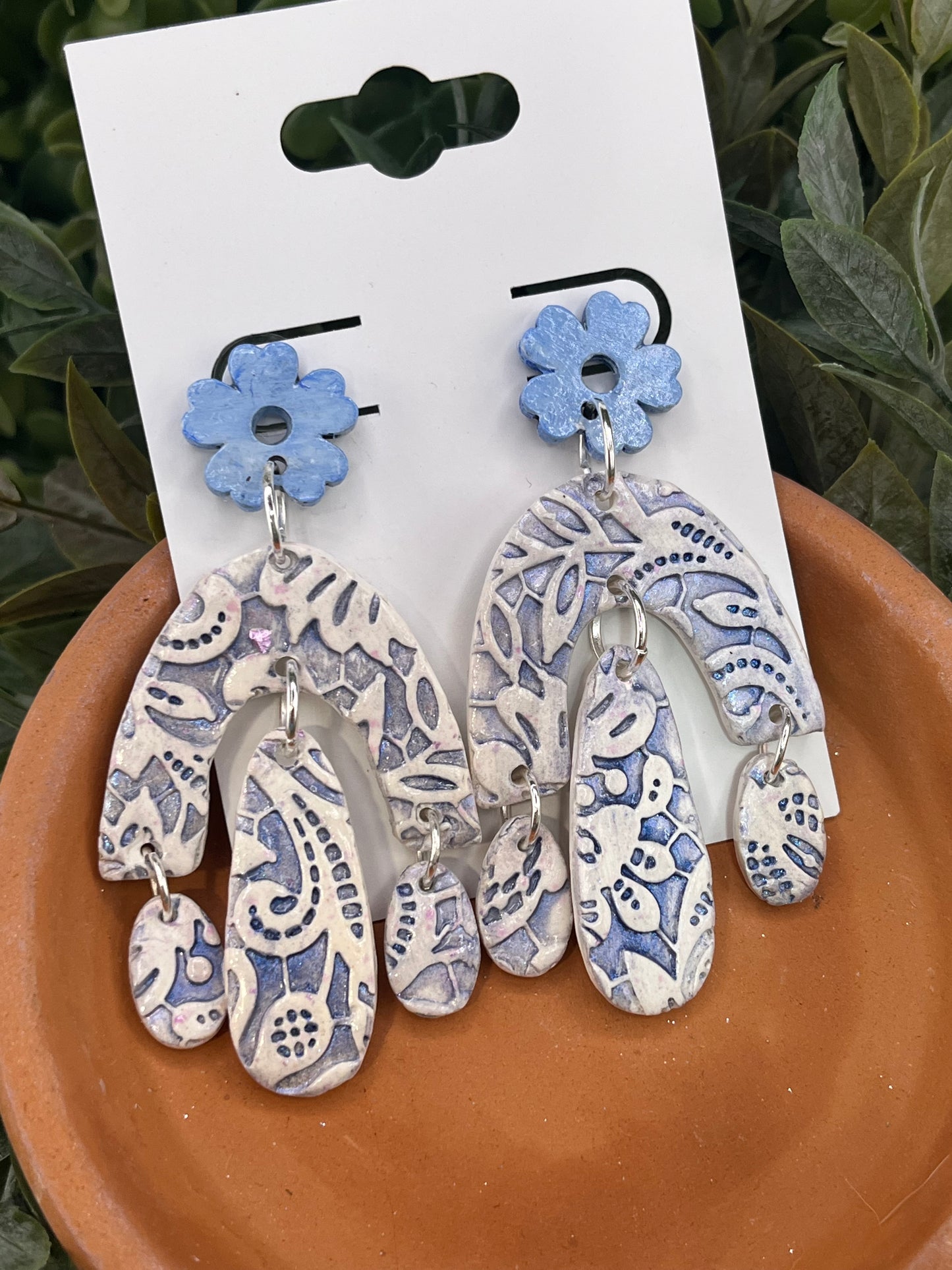 Blue Lace Dangle