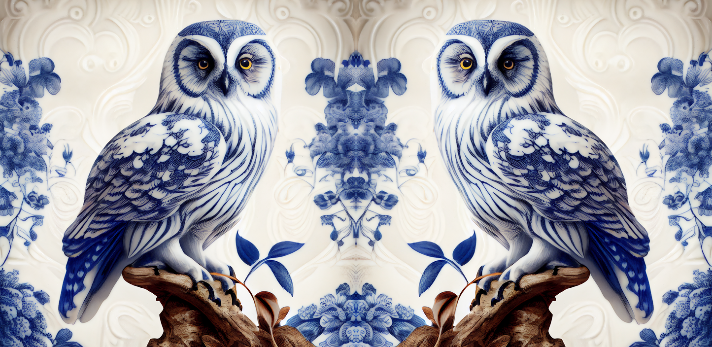 Blue Owl Coffee Mug