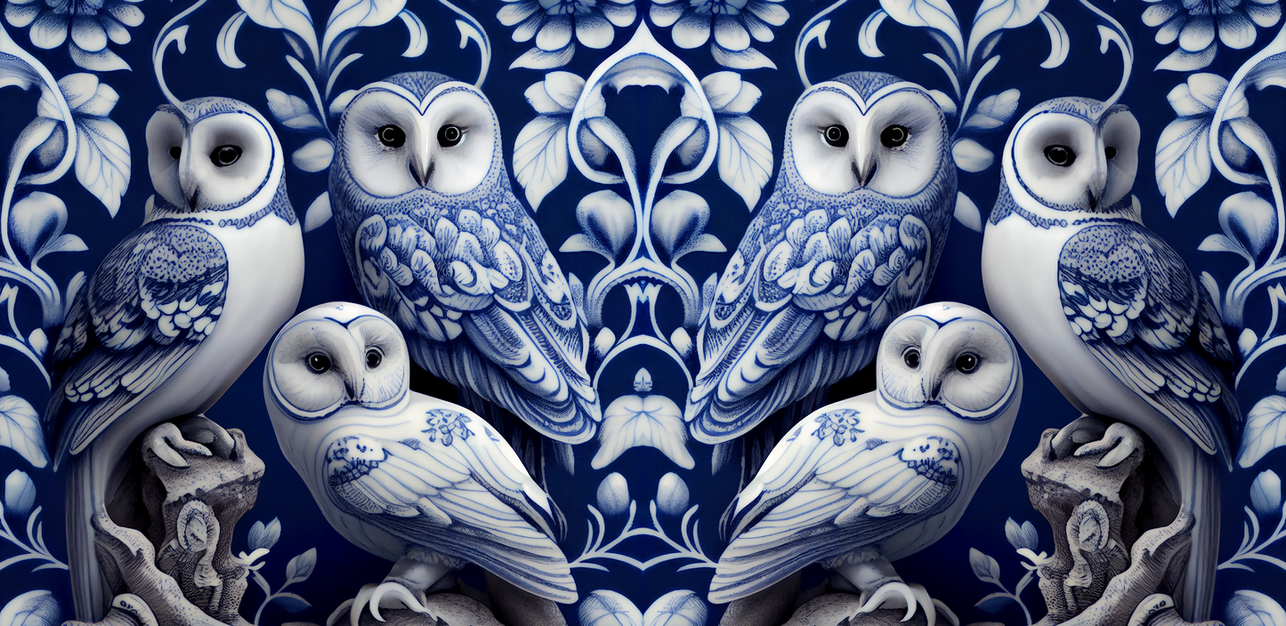 Blue Owl Coffee Mug