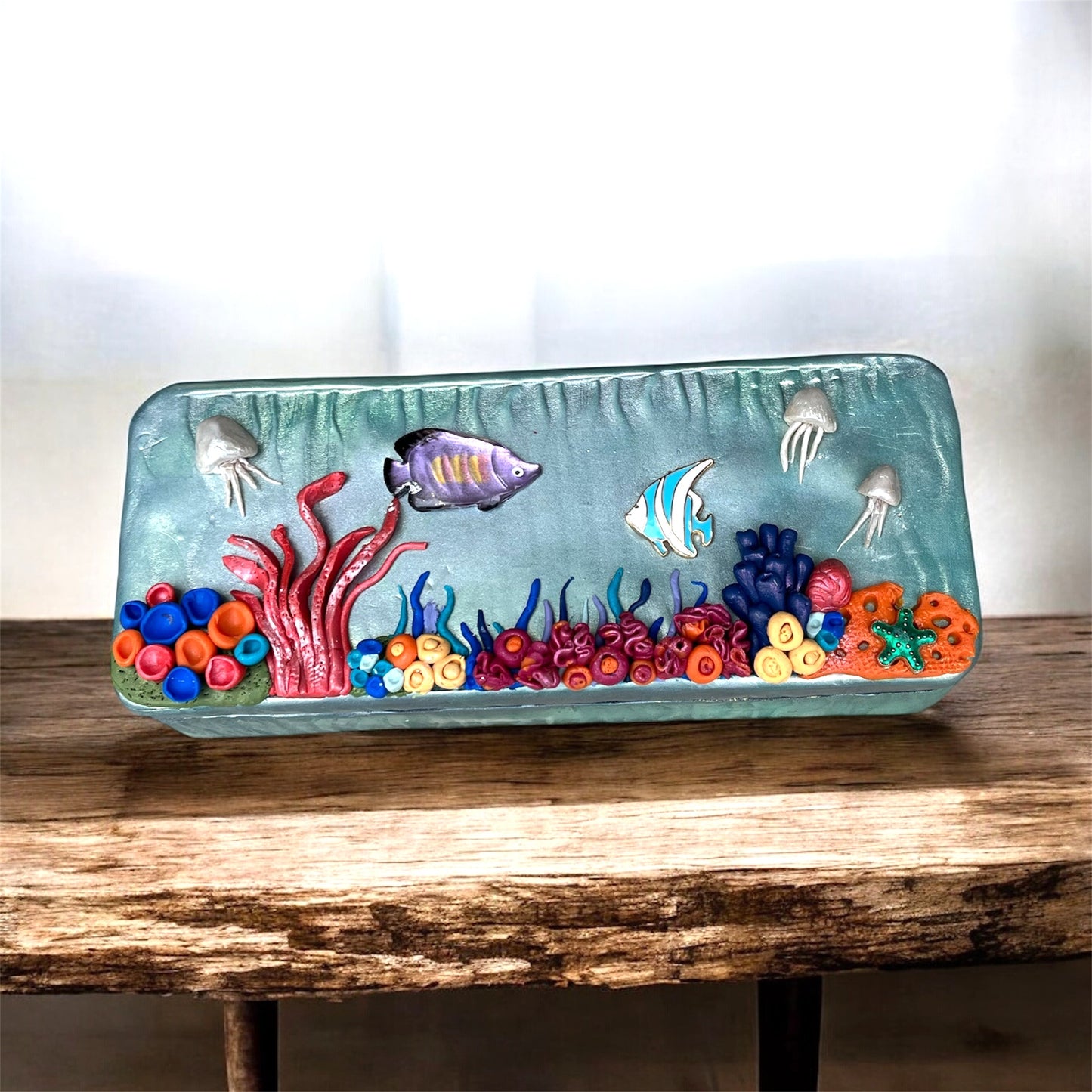 Ocean Inspired Storage Tin