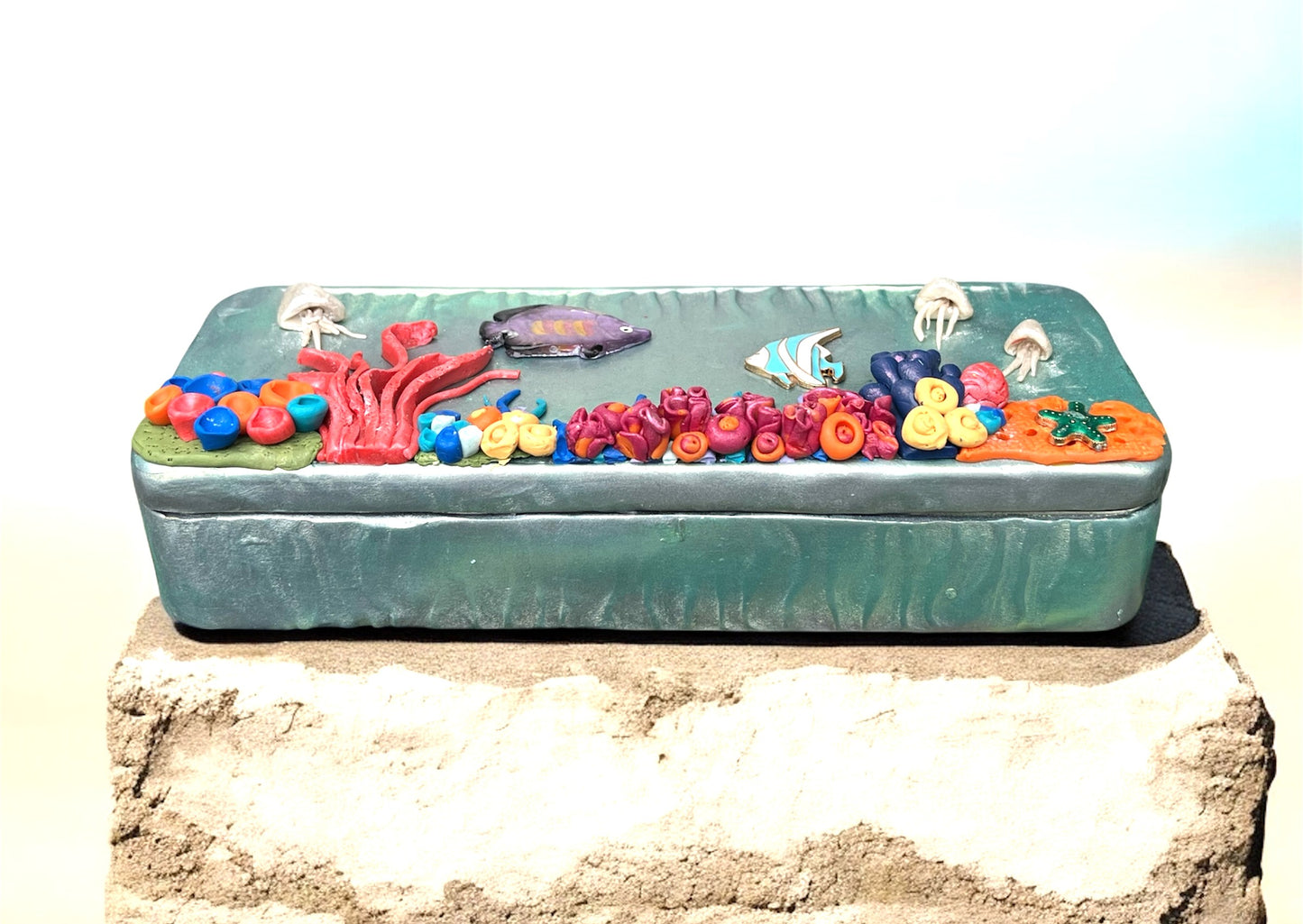 Ocean Inspired Storage Tin